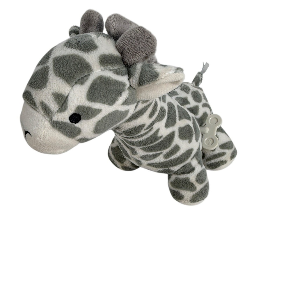 Carters JUST ONE YOU Plush 9" Baby Giraffe Gray Wind-Up Motion Musical Animal